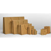 Sac boutique kraft brun Chic Nature 175 g/m² en 12 formats, fond renforcé et poignées cordon, pour commerces professionnels