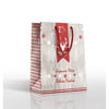 Sac kraft luxe Noël effet bois flotté, 2 formats disponibles, conditionnement par 10 pièces
