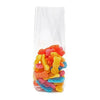 Sachet confiseur transparent thermosoudable pour chocolats, biscuits et confiseries, fond plat stable