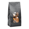 Sachet SOS kraft noir vergé avec fenêtre 13,5+7,5×31,5 cm — emballage épicerie fine professionnel