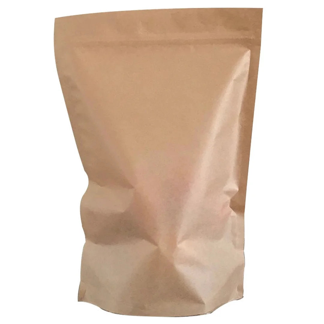 Sachet zip kraft alimentaire pour café, thé et épices en vrac