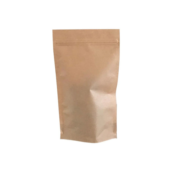 Sachet zip kraft réutilisable pour conditionnement alimentaire en magasin
