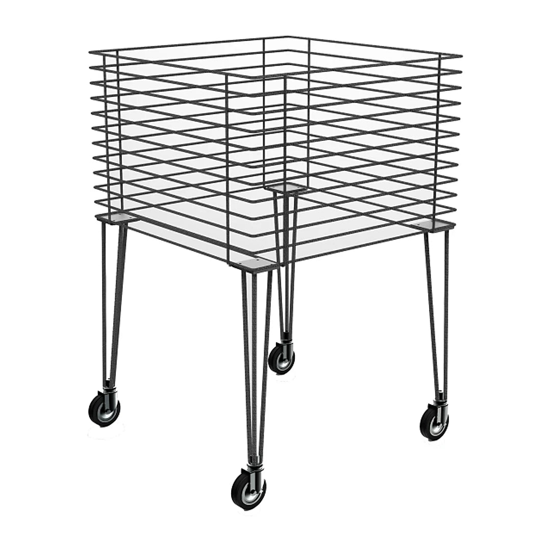 Grand soldeur professionnel à barres d'armature sans plateau, pieds démontables et roulettes Ø 80 mm