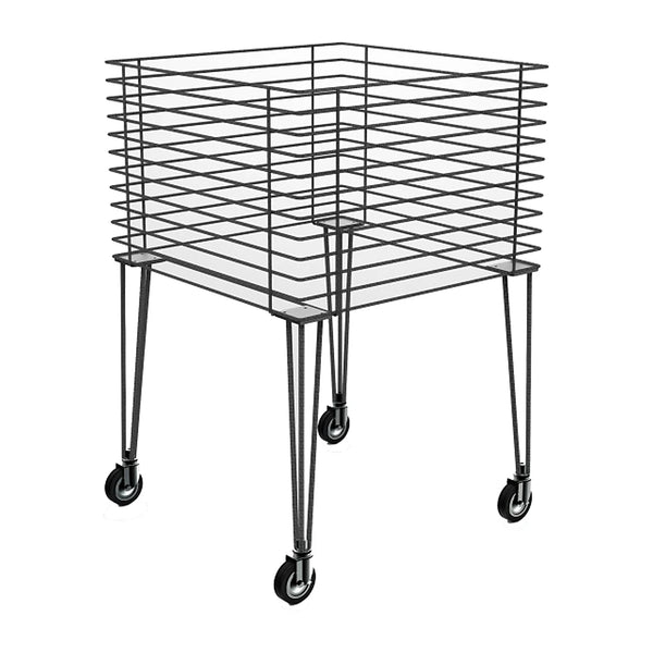 Grand soldeur professionnel à barres d'armature sans plateau, pieds démontables et roulettes Ø 80 mm