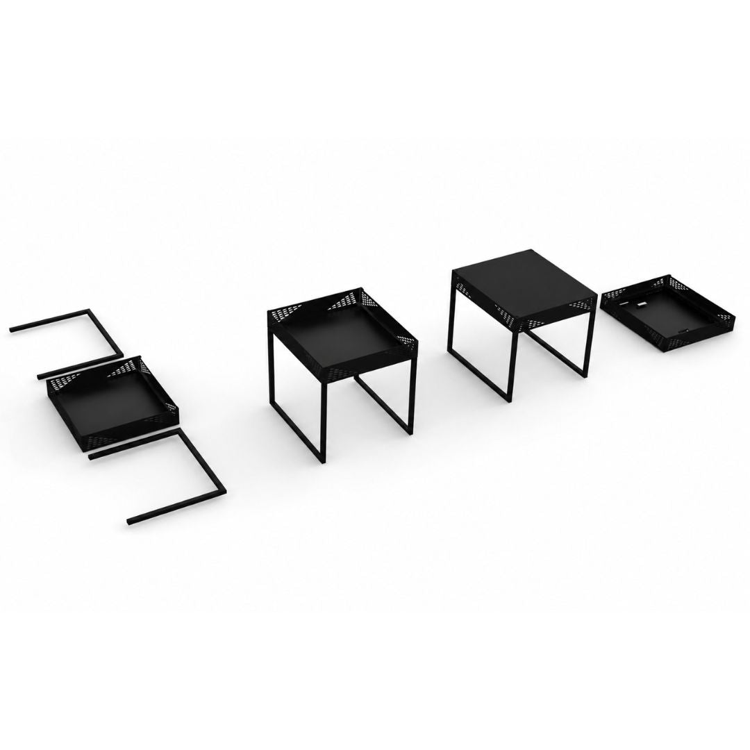 Table/soldeur modulable et démontable pour promotions et soldes en magasin