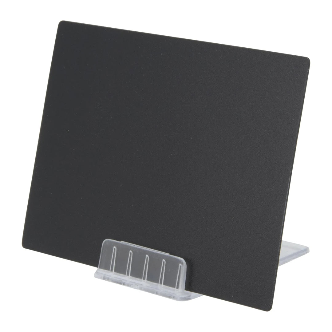 Support acrylique transparent pour ardoise de table TAG, lot de 10, pour comptoir ou bar de commerce