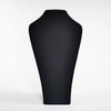 Support collier velours noir stable pour comptoir ou vitrine de bijouterie professionnelle