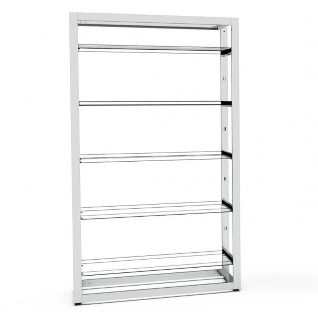 Système d'agencement Bigshop H185 cm largeur 107 cm, configuration 5 rayons