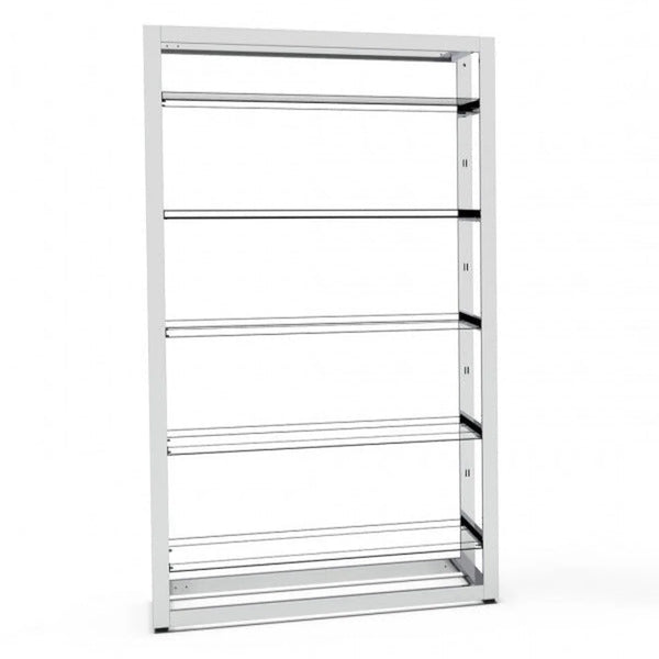 Système d'agencement Bigshop H185 cm largeur 107 cm, configuration 5 rayons