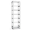 Structure autoportante Bigshop 67 cm 6 rayons finition chromée, agencement boutique