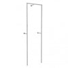 Système d'agencement mural Triplo H 240 cm largeur 67,2 cm finition noir mat pour boutique