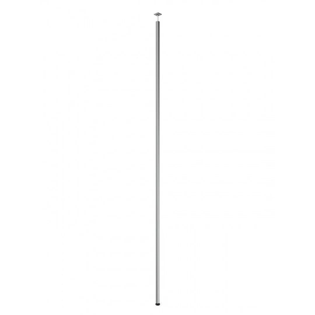 Système d'agencement sol-plafond Triplo 297 cm en acier pour magasin