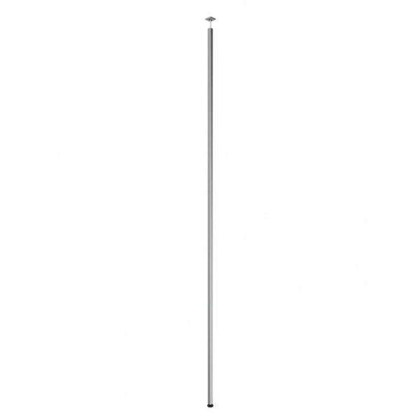 Système d'agencement sol-plafond Triplo 297 cm en acier pour magasin