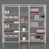 Structure autoportante Triplo H 246 cm finition blanc mat largeur 67,2 cm