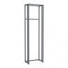 Système d'agencement Triplo autoportant chromé largeur 67,2 cm hauteur 246 cm pour boutique