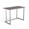 Îlot de présentation Triplo 127 cm chromé — structure simple pour boutique
