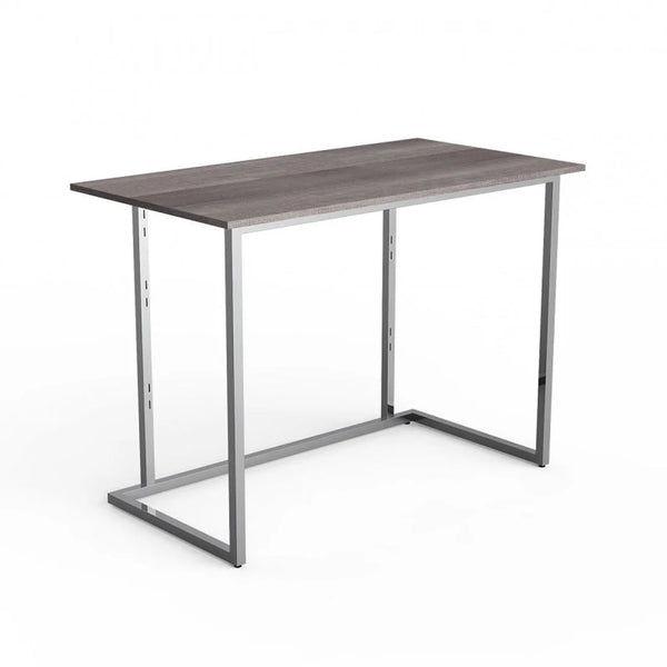 Îlot de présentation Triplo 127 cm chromé — structure simple pour boutique