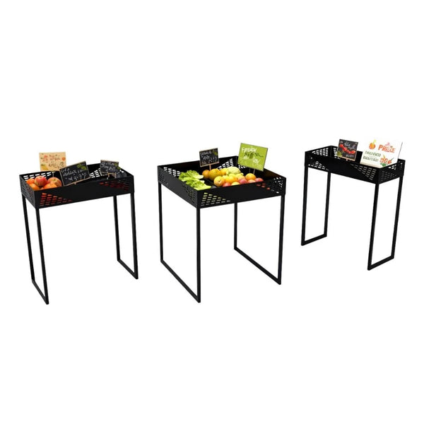Table soldeur démontable en métal laqué, 3 formats disponibles, pour magasin professionnel