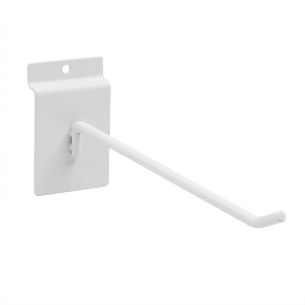 Tige porte blister simple pour panneaux rainurés - 3 couleurs - 3 formats