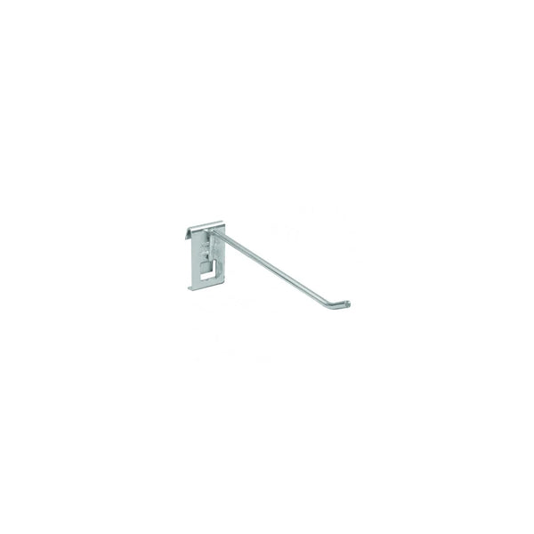 Tige porte-blister Ø 6 mm pour grille tube Ø 25 mm, finition chromée, 4 longueurs disponibles