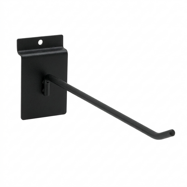 Tige porte blister simple pour panneaux rainurés - 3 couleurs - 3 formats