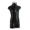 Torse mannequin enfant 3-5 ans Energy coloris noir, polypropylène lisse, hauteur 55 cm