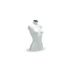 Torse femme 3/4 Energy blanc, présentoir vêtements professionnel pour vitrine et boutique mode