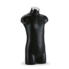 Torse mannequin enfant 6-9 ans coloris noir, polypropylène lisse, pour vitrine et boutique