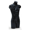 Torse mannequin homme 92 cm coloris noir, polypropylène lisse, gamme Energy