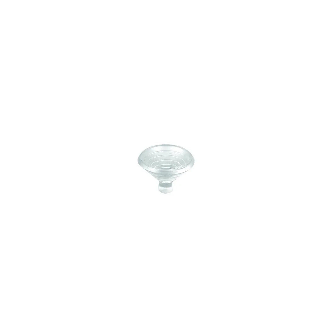 Ventouse transparente Ø 20 mm pour console verre Ø 5,5 mm – lot de 20 pièces