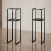 Vitrine podium en verre finition bronze anodisé TM-45TA pour exposition haut de gamme.