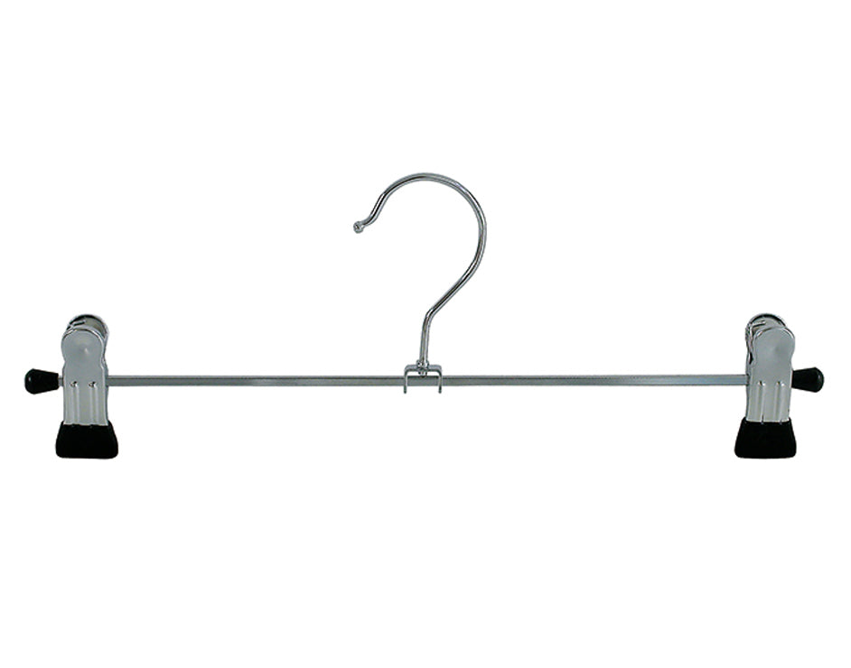 DittaDisplay Retail Solutions Cintre pour habits à pinces en matériau métal Kleiderbügel aus Metall mit Klammern Clothes hanger in metal with clips