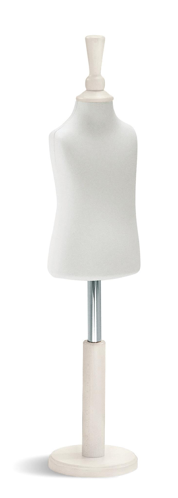 Buste de couture Vetrina enfant 1 an blanc base ronde blanc