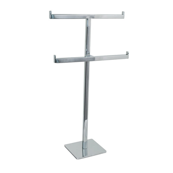 DittaDisplay Retail Solutions portant de table en métal avec double support en "T" Tischständer aus Metall mit Doppel-T-Ständer metal table stand with double "T" support