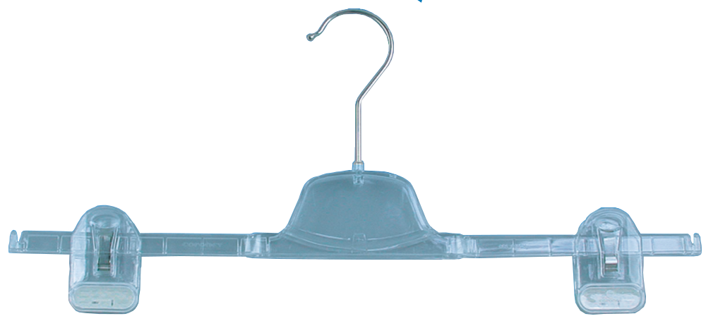 DittaDisplay Shop solutions cintre hanger bugel plastic plastique transparent pinces pliers zange