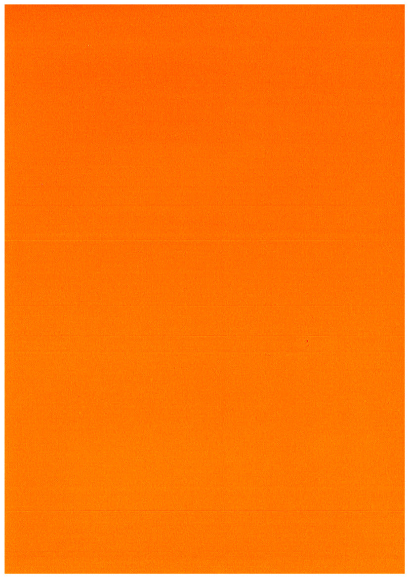 DittaDisplay affiche papier A1 orange fluo fluo orange Papierposter fluo orange paper poster