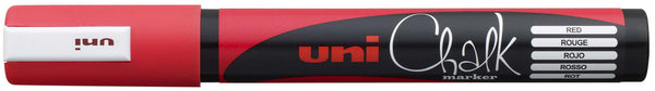 dittadisplay marker unichalk 2.5mm water resistant red rouge