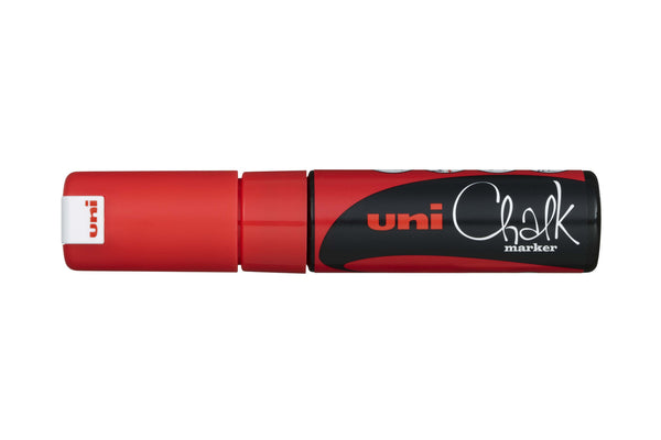 dittadisplay marker unichalk 8mm water resistant fluo red rouge