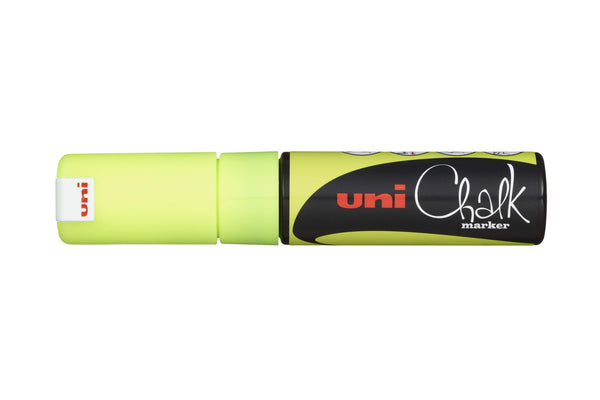 dittadisplay marker unichalk 8mm water resistant fluo yellow jaune