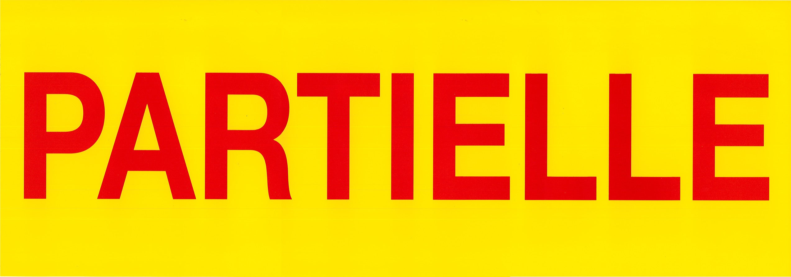 DittaDisplay Affiches combinée 23x65cm partielle rouge jaune Kombinierte teilweise rot gelb Poster Combined posters partial red yellow