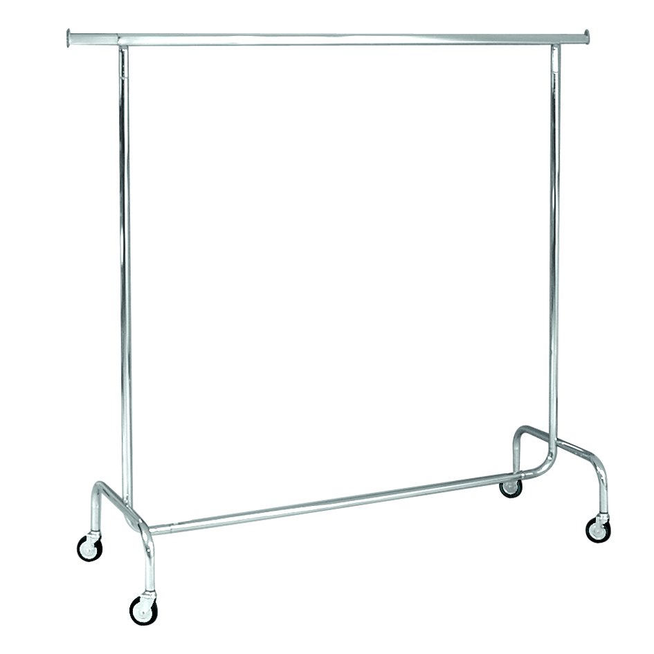 DittaDisplay stender portant hanger economic économique 150cm chrome roues