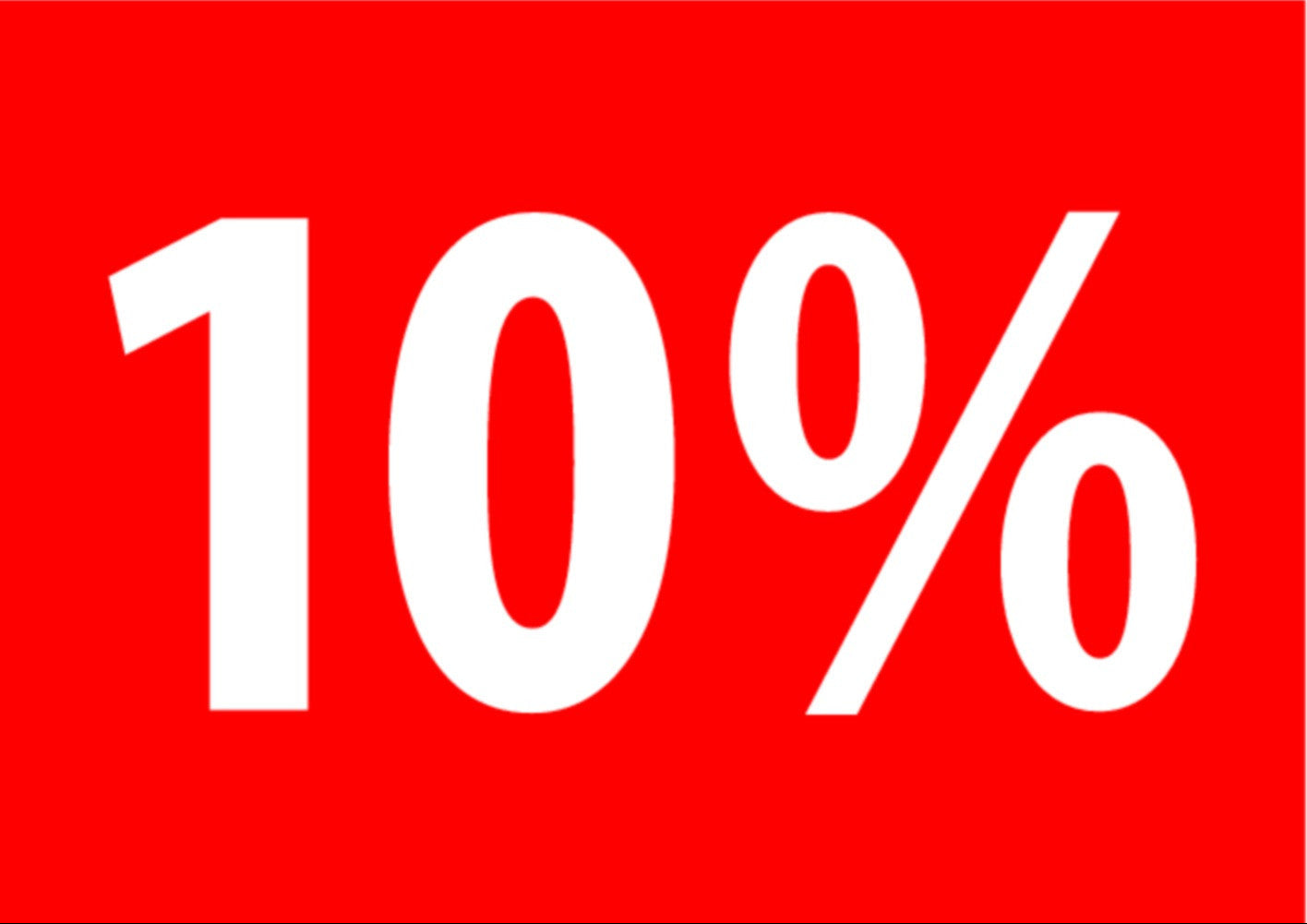 carton DIN A4 rigides rouge impression 10% blanc une face pour signalétique, prix et promotions en magasin
