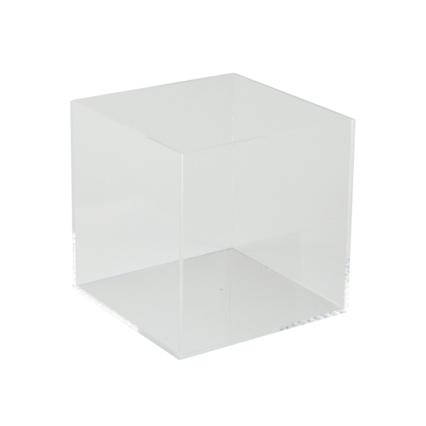 DittaDisplay Retail Solutions cube transparent acrylique plexiglas transparenter Würfel aus Acryl-Plexiglas transparent acrylic plexiglass cube