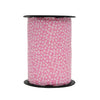 Bobine de bolduc imprimé fleurs rose 10 mm x 225 m – ruban décoratif rouge, rose ou vert pour emballages cadeaux et compositions florales