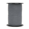 Bobine de bolduc imprimé pois argent et gris 10 mm x 225 m – ruban décoratif multicolore pour emballages cadeaux et décorations festives