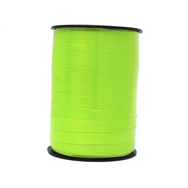 Bobine de bolduc laqué diamant vert 10 mm x 250 m – ruban brillant pour emballages et décorations
