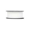 Bobine de bolduc mat Paporlene crépon – ruban décoratif disponible en blanc, idéal pour emballages cadeaux et décorations