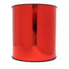 Bobine de bolduc miroir métallique 150 mm x 50 m – ruban large décoratif brillant rouge pour emballages et décorations