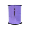 Bobine de bolduc miroir métallisé violet 10 mm x 250 m pour emballages cadeaux, décorations festives et compositions florales