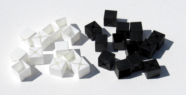 clip cube pour cintres noir/blanc neutre